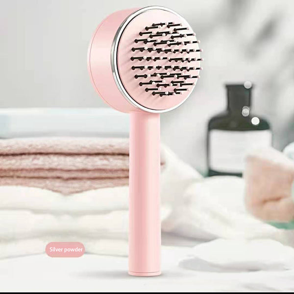 One-key Self-cleaning Hair Brush